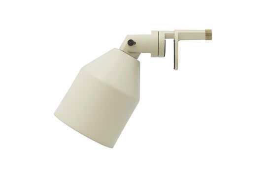 Clip-on lamp in grijs metaal Klip