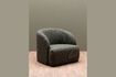 Miniatuur Clive kaki stoffen fauteuil 1