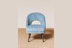 Miniatuur Cyrus blauwe stoffen fauteuil 2