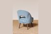 Miniatuur Cyrus blauwe stoffen fauteuil 3