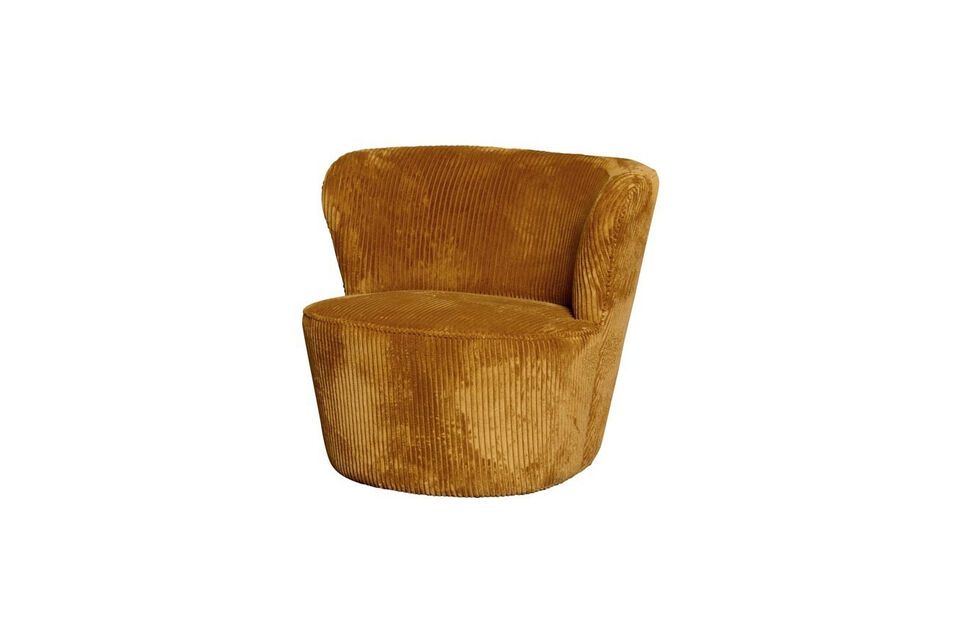 Geef je kamer stijl en comfort met onze gele fauteuil.