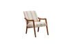 Miniatuur Darline fauteuil van licht hout 8