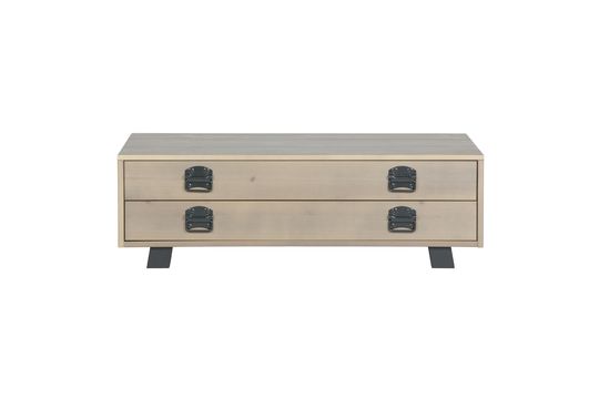 Derby beige massief eiken salontafel