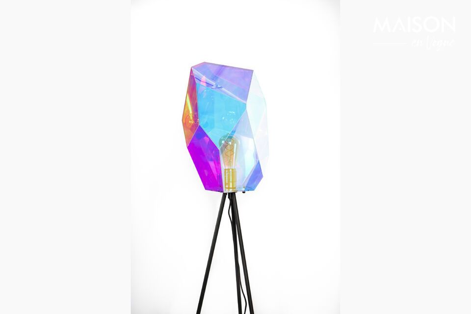 Diamond veelkleurige ijzeren vloerlamp - 8