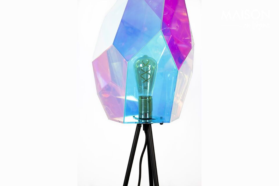 Diamond veelkleurige ijzeren vloerlamp - 10