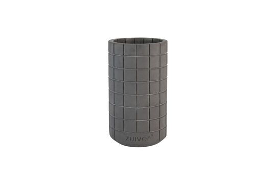 Donkergrijze betonvaas 26 cm Fajen Productfoto