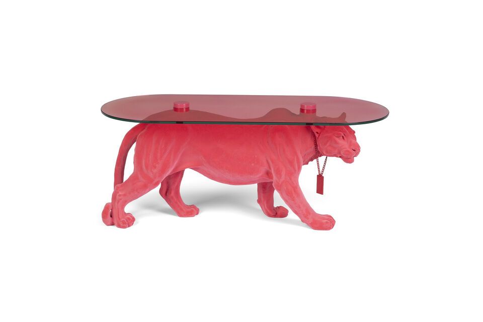 Dope roze aluminium salontafel - 4