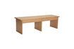 Miniatuur Doppio licht houten console 1