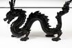 Miniatuur Dragonized zwarte salontafel van hars 8