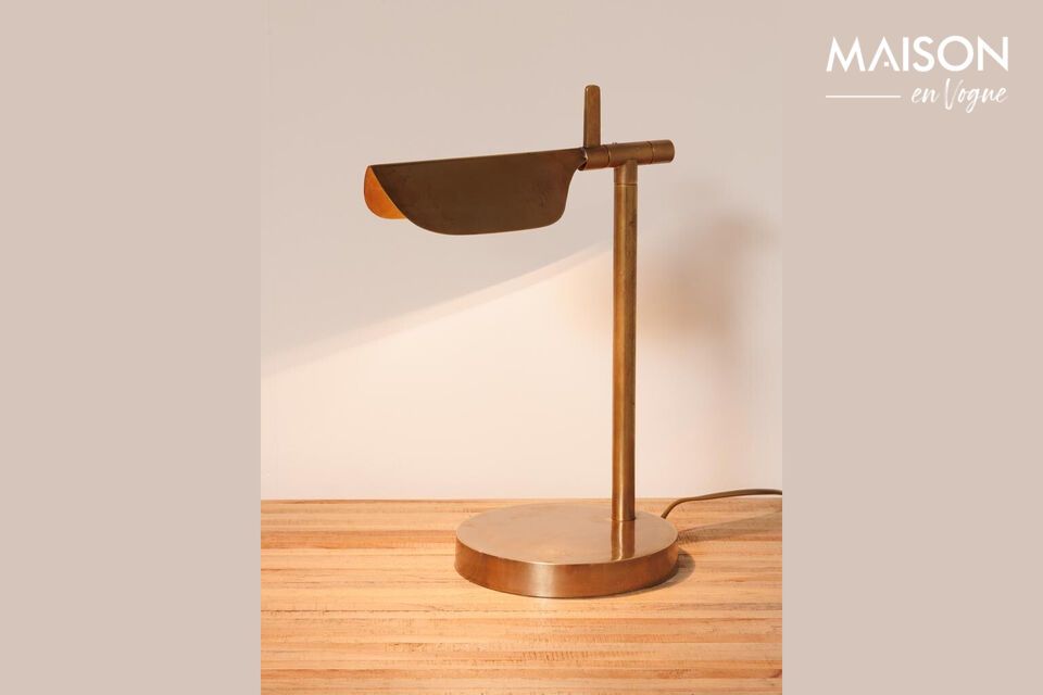 Deze met precisie vervaardigde lamp combineert een klassiek ontwerp met hoogwaardige materialen