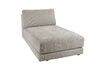 Miniatuur Element chaise longue in grijze stof Toronto 1