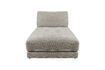 Miniatuur Element chaise longue in grijze stof Toronto 2