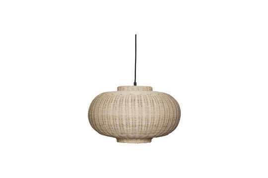 Ellipse hanglamp in licht rotan Chand Productfoto