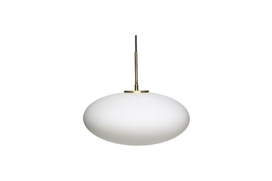 Ellipse hanglamp van messing glas Muse Productfoto