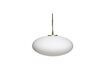 Miniatuur Ellipse hanglamp van messing glas Muse 1