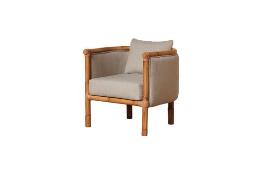 Empire grijze stoffen fauteuil