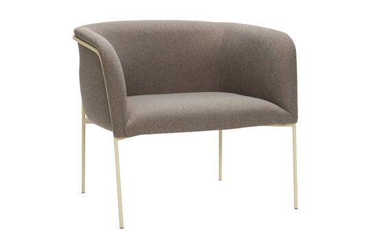 Eyrie bruine stoffen fauteuil Productfoto