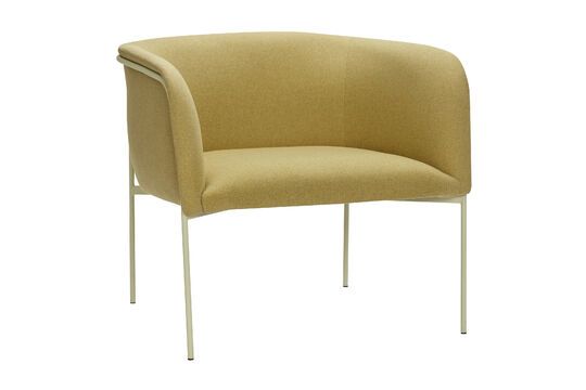 Eyrie gele stoffen fauteuil Productfoto