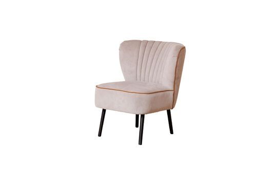 Fantaisie beige stoffen fauteuil Productfoto