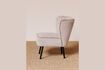 Miniatuur Fantaisie beige stoffen fauteuil 5