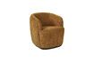 Miniatuur Fauteuil Porterville in camel bouclé stof 1