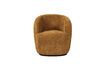 Miniatuur Fauteuil Porterville in camel bouclé stof 3