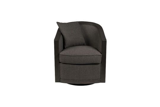 Fauteuil van grijze stof Amaron Productfoto