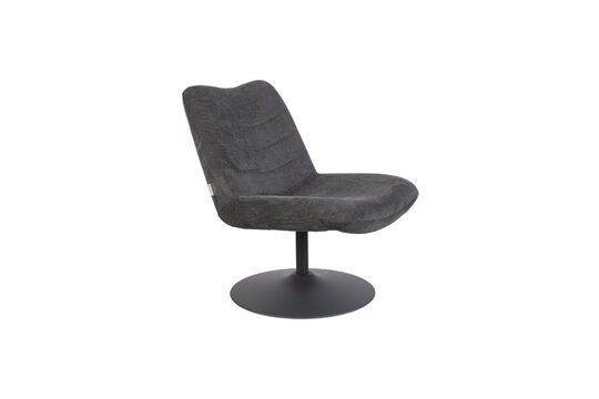 Fauteuil van grijze stof Bubba Productfoto