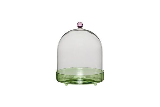 Flora groene glazen cloche Productfoto