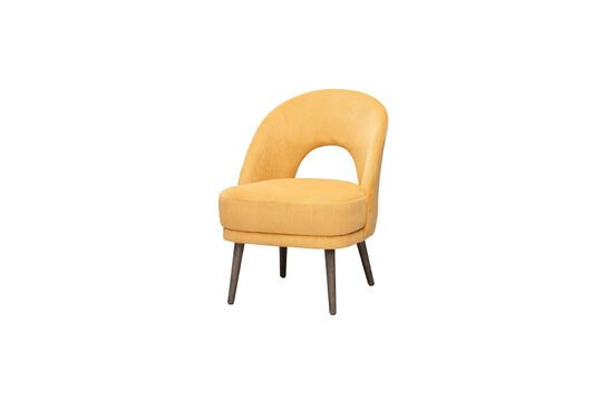 Gele stoffen fauteuil Cyrus Productfoto