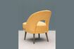 Miniatuur Gele stoffen fauteuil Cyrus 4