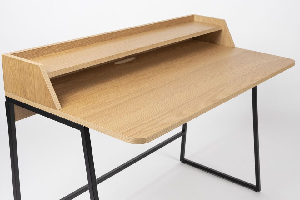 Giorgio bruin houten bureau Giorigo - 3