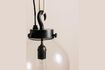 Miniatuur Globe hanglamp zwart messing 3