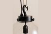 Miniatuur Globe hanglamp zwart messing 4