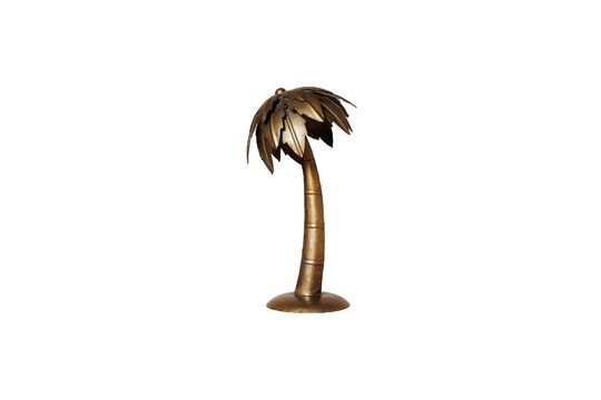 Gouden metalen vloerlamp Palmboom