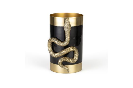 Gouden plantenbak van gerecycled aluminium Snakes Productfoto