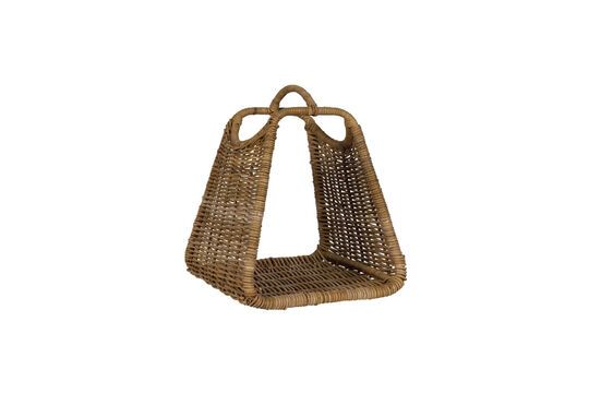 Grijsbeige rotan mand Productfoto