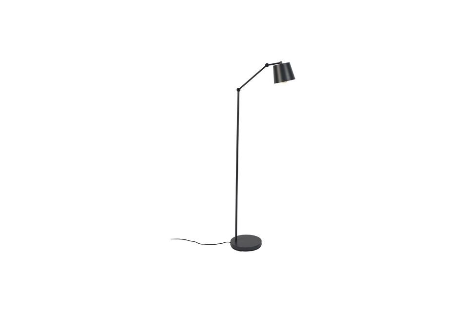 Grijze ijzeren vloerlamp Hajo - 4