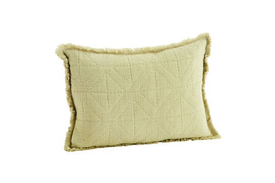 Groen katoenen Quilt kussenhoes Productfoto