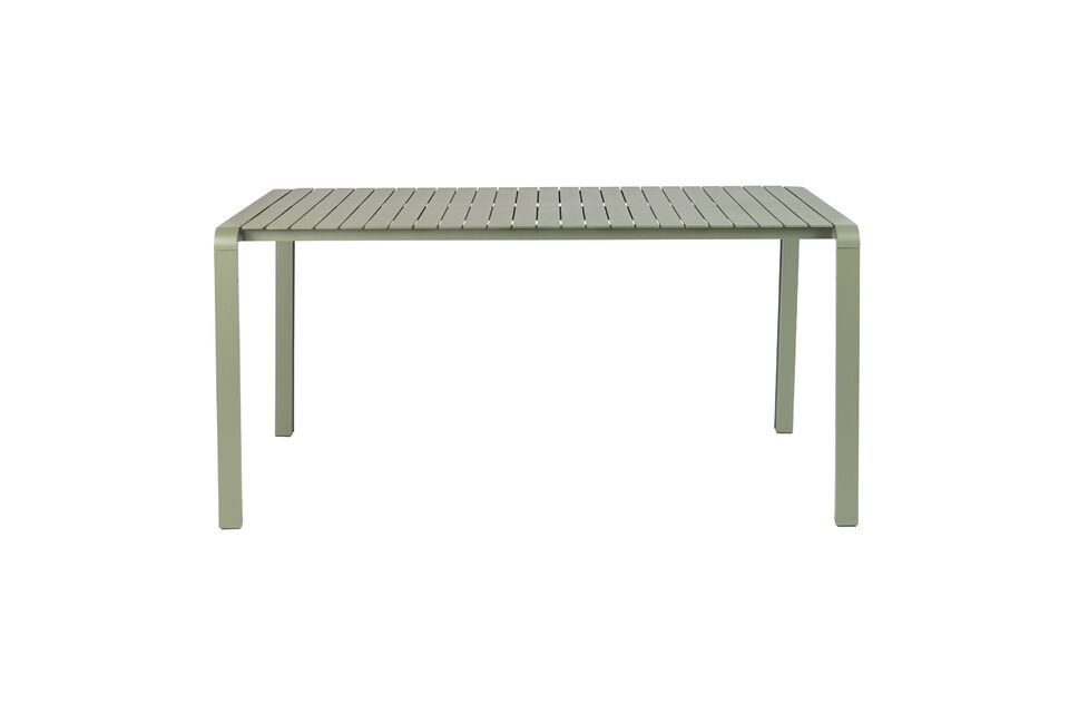 Groene aluminium eettafel Vondel - 1