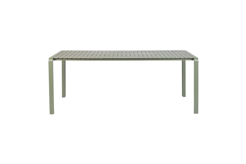 Groene aluminium eettafel Vondel - 2