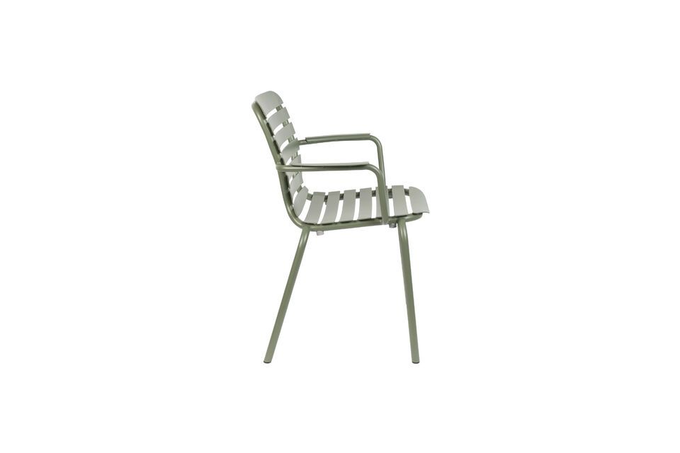 Groene aluminium fauteuil Vondel - 4