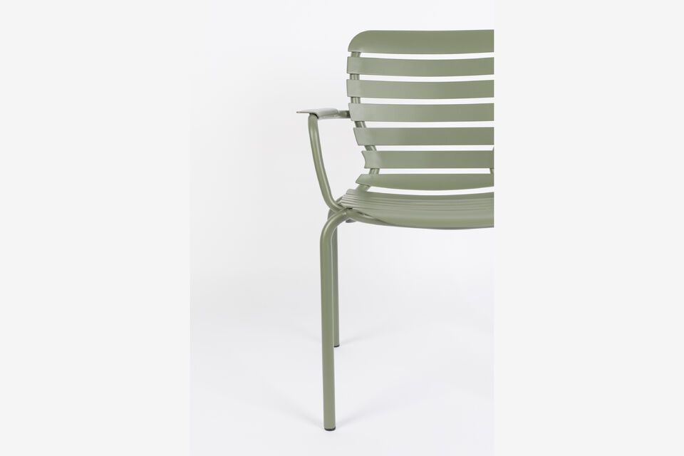 Groene aluminium fauteuil Vondel - 7