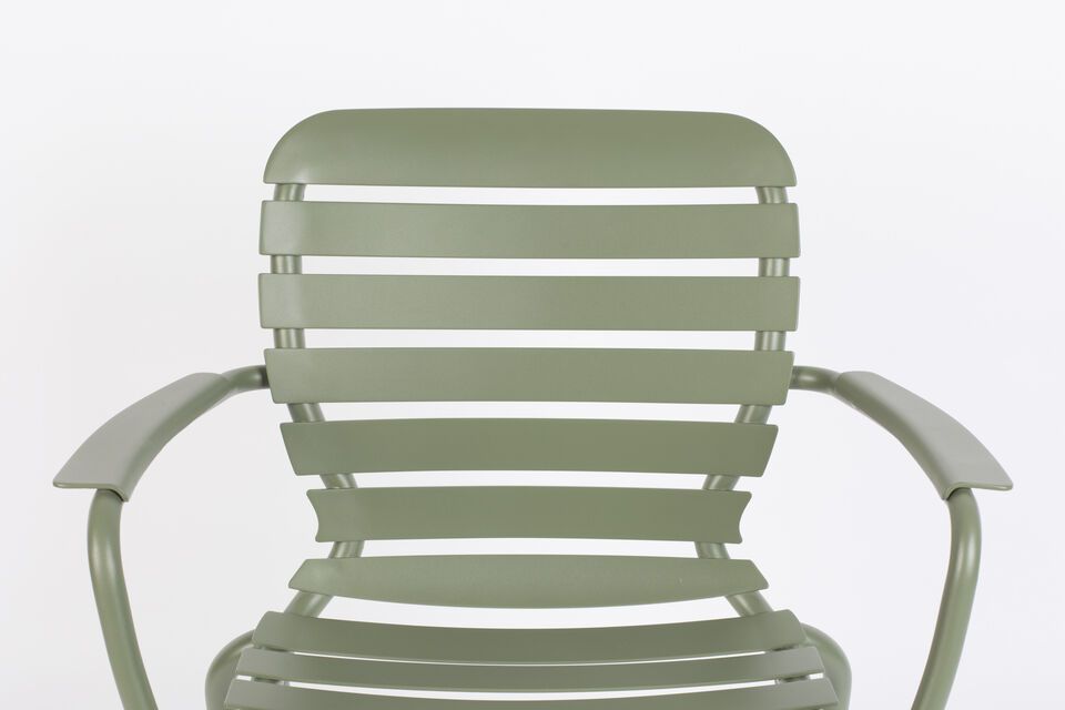 Groene aluminium fauteuil Vondel - 8