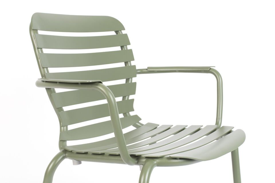 Groene aluminium fauteuil Vondel - 10