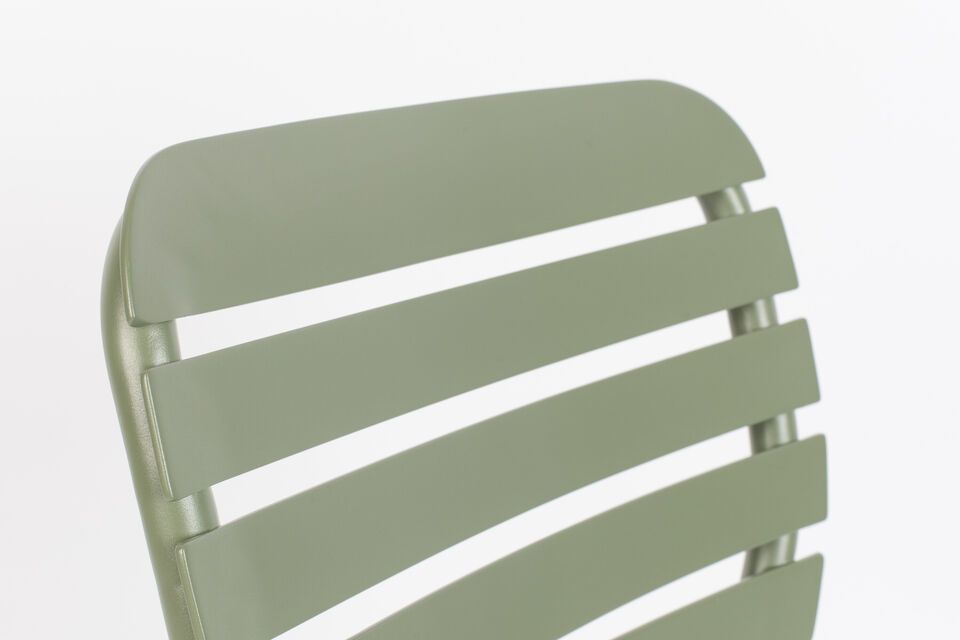 Groene aluminium stoel Vondel - 9