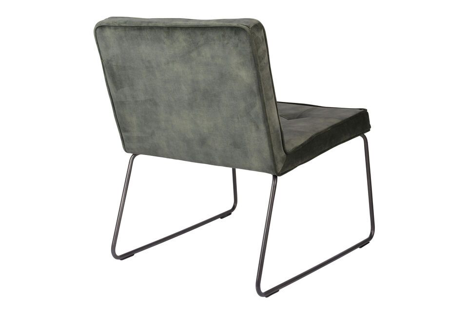 Groene stoffen fauteuil Clark - 9