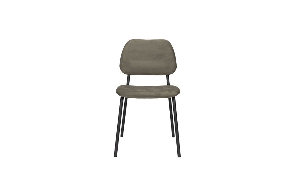 Groene stoffen fauteuil Darby - 1