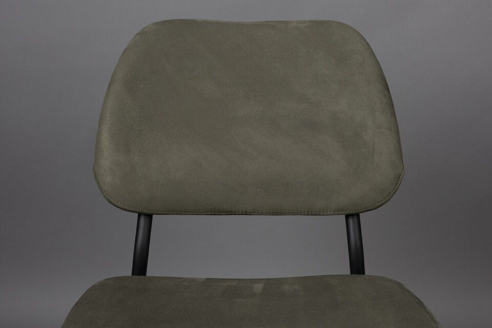 Groene stoffen fauteuil Darby - 7