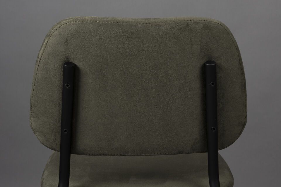 Groene stoffen fauteuil Darby - 8